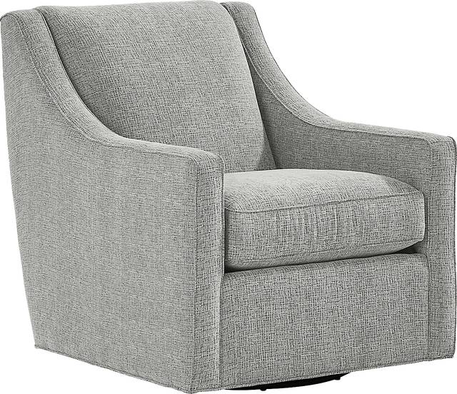 Bedford Park Gray Swivel Chair - Thumbnail - Image 1