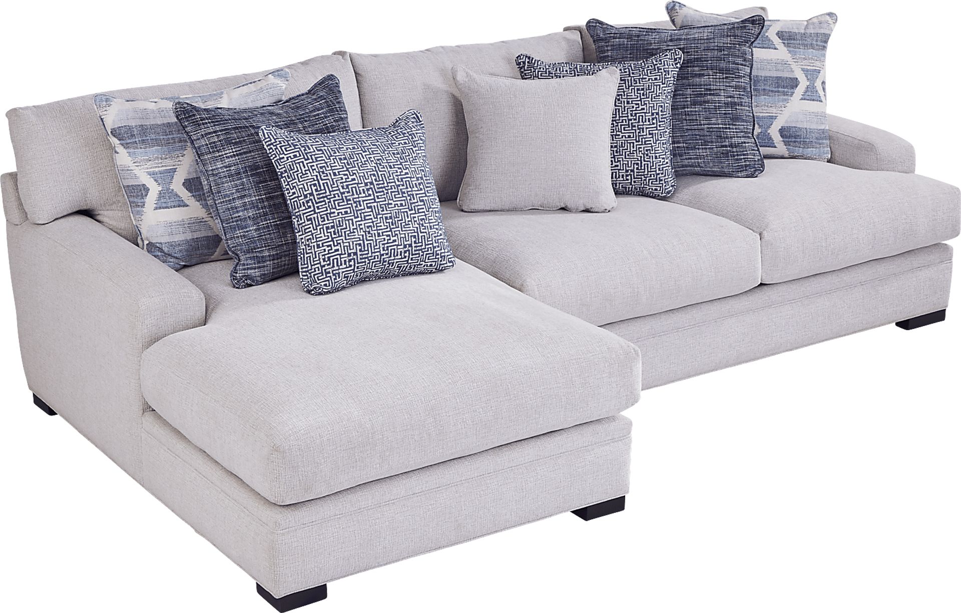 Bedford Park Ivory 4 Pc Sectional Living Room - Image 3