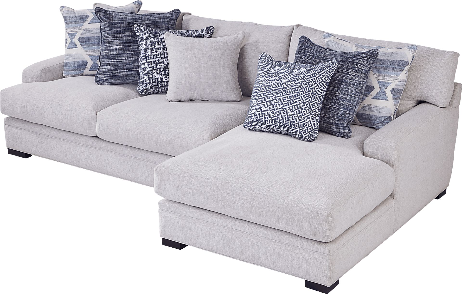 Bedford Park Ivory 2 Pc Sectional - Image 3