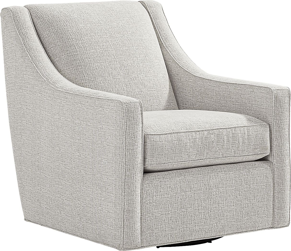 Bedford Park Ivory Swivel Chair
