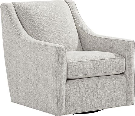 Bedford Park Ivory Swivel Chair