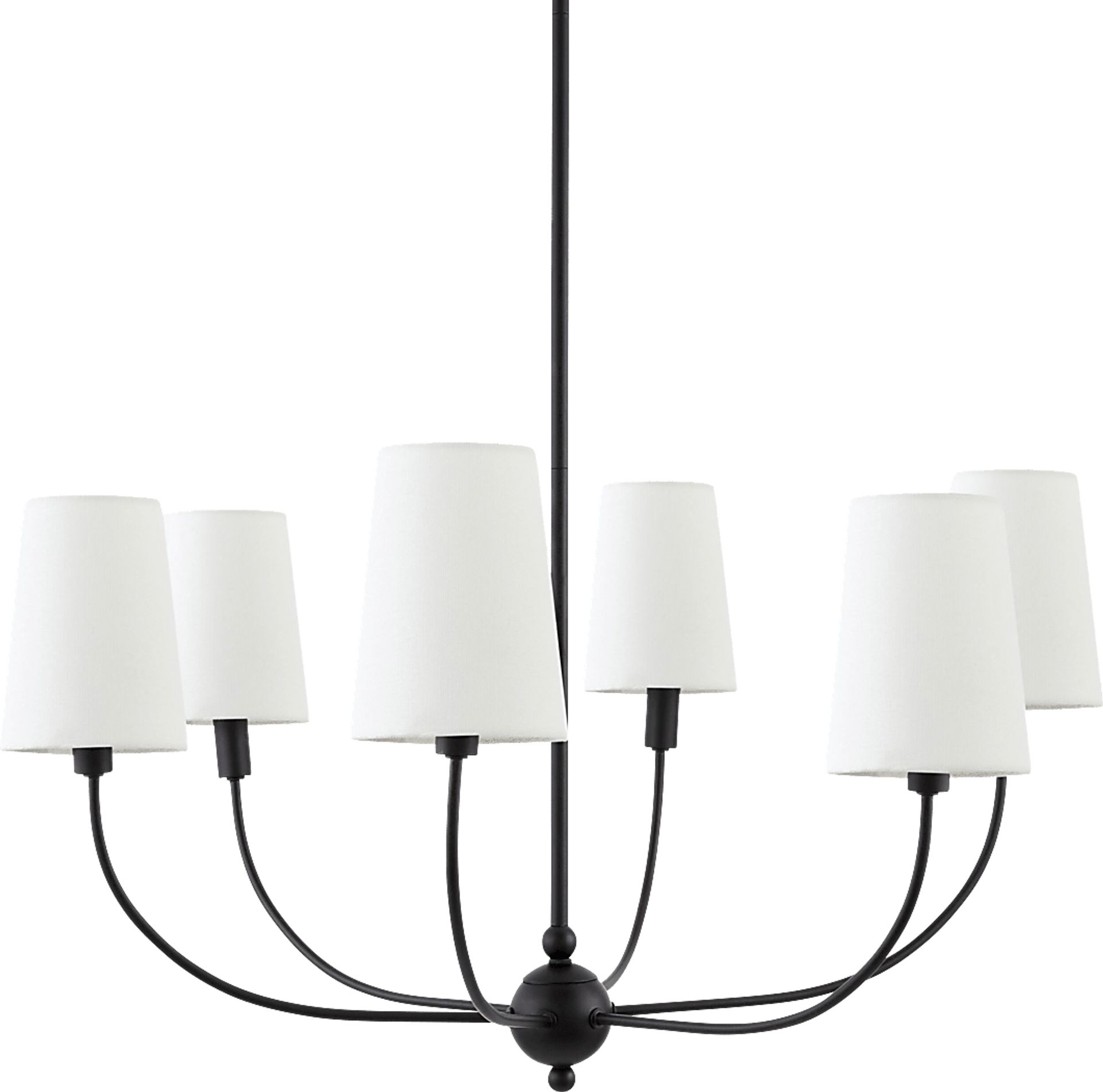 Bedford Peak Black Chandelier - Image 1