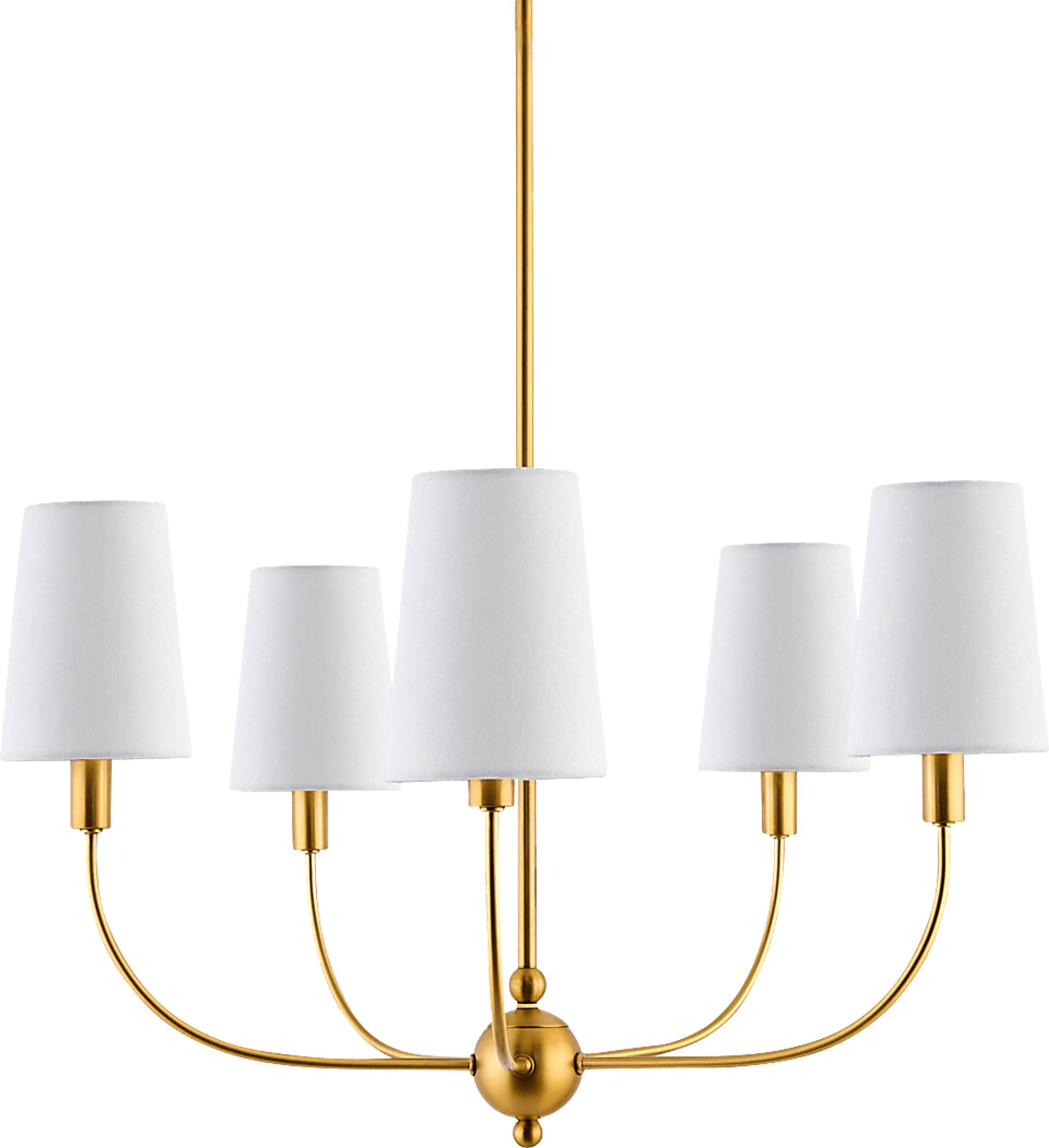 Bedford Peak Gold Chandelier - Image 1