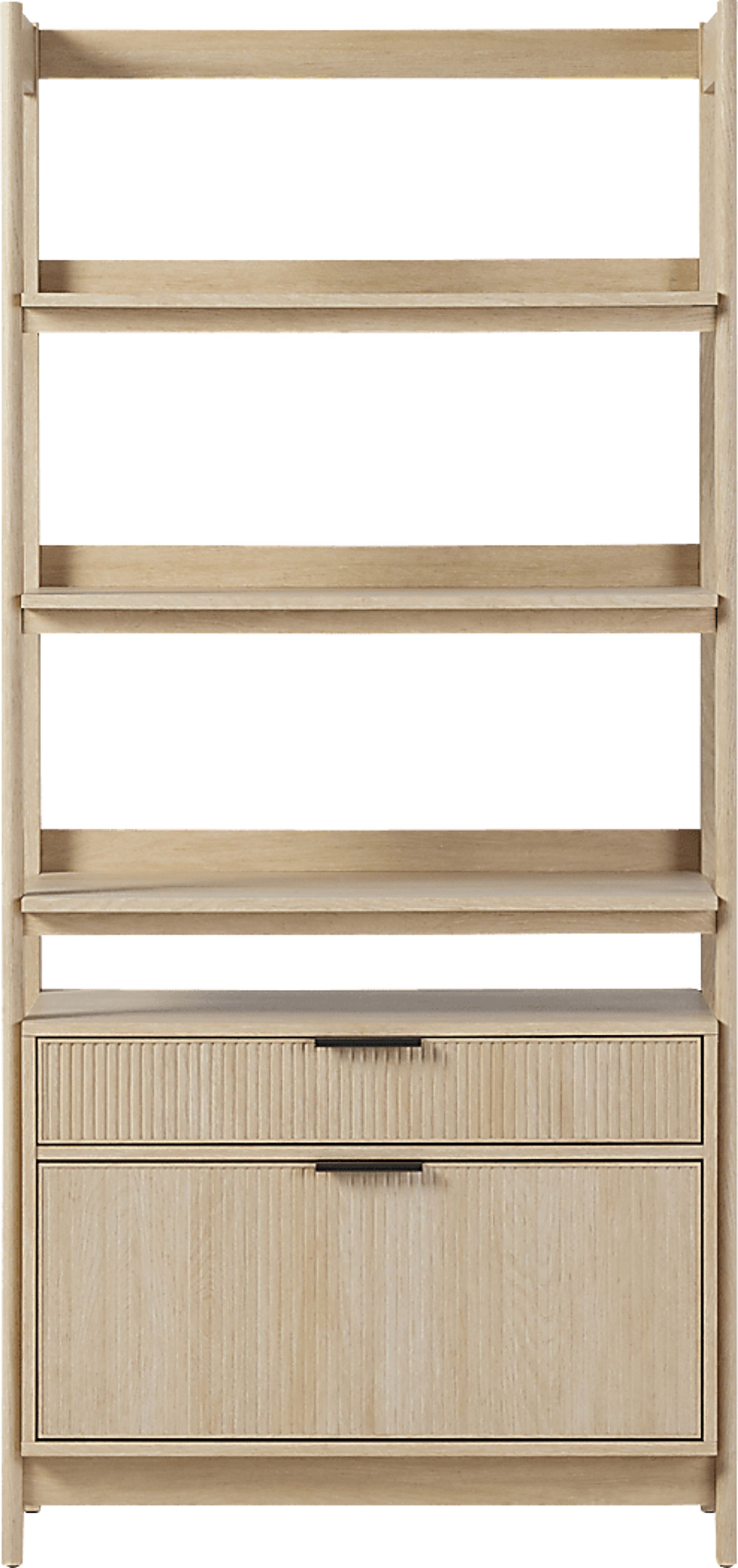 Bedfordshire I Oak Bookcase - Image 4