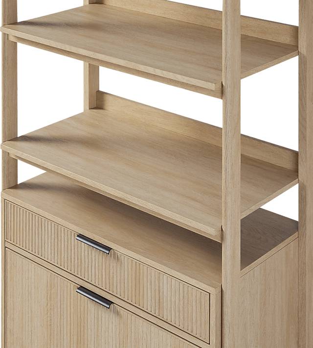 Bedfordshire I Oak Bookcase - Thumbnail - Image 5