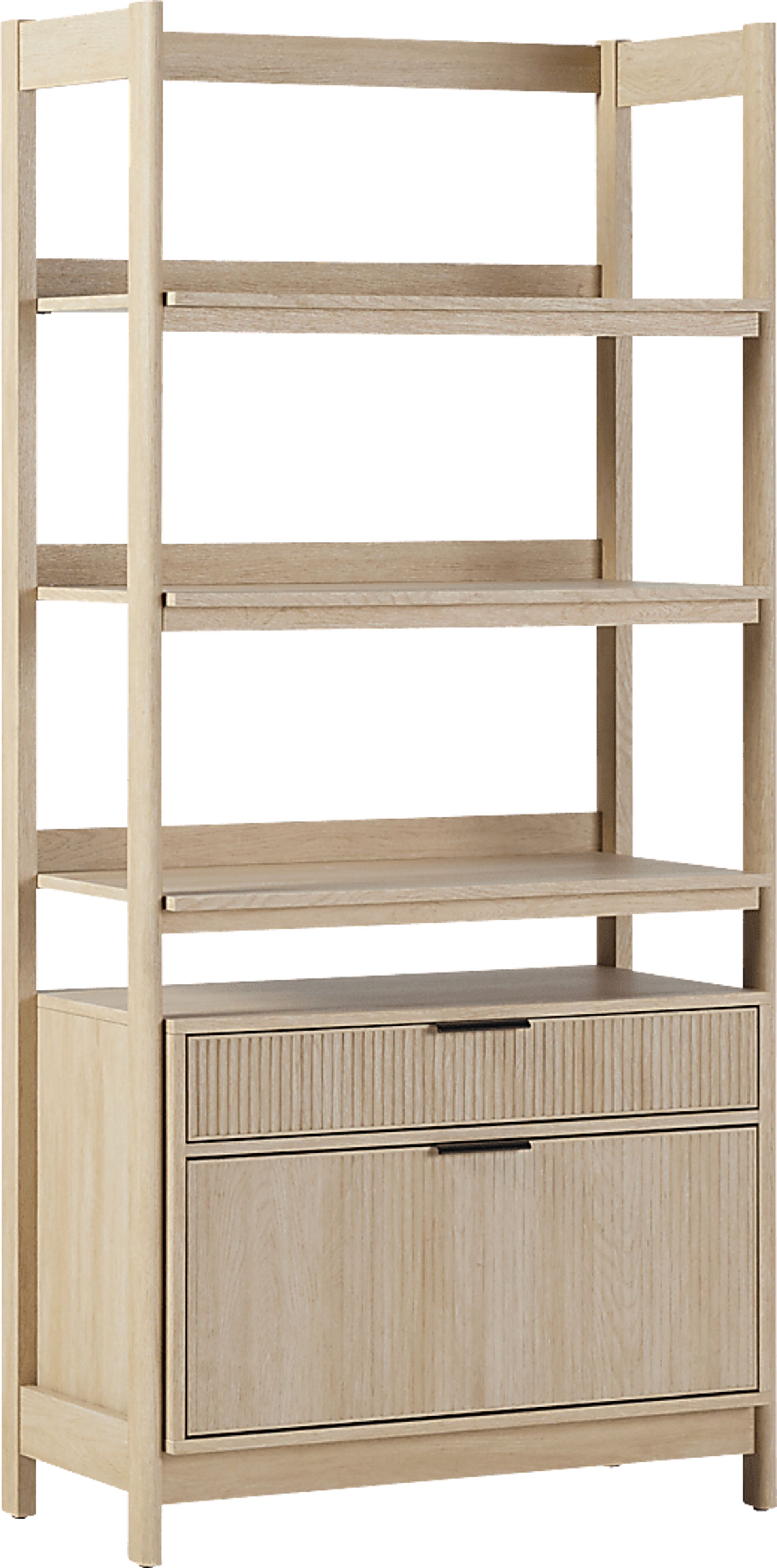 Bedfordshire I Oak Bookcase - Image 1