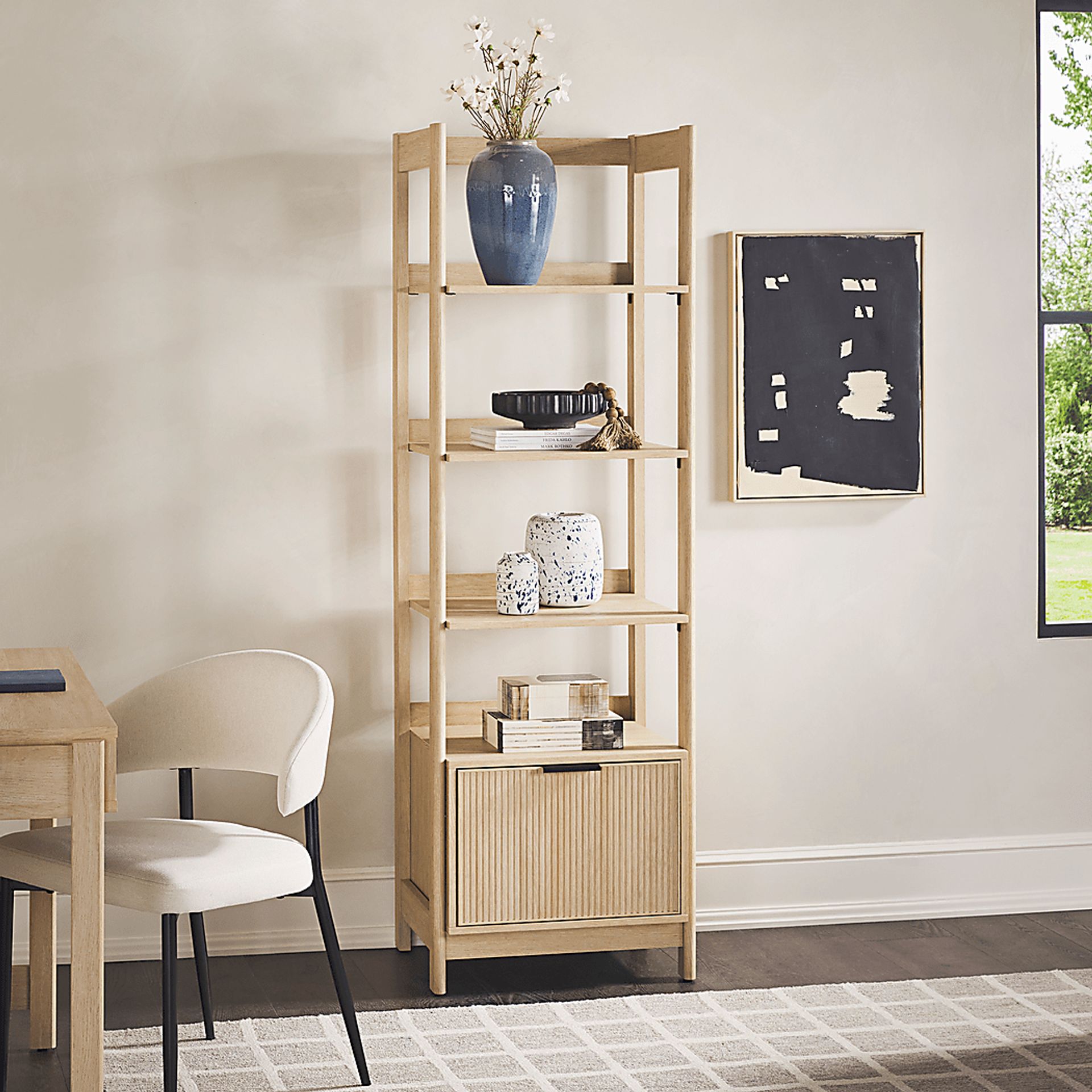 Bedfordshire II Oak Bookcase - Image 2