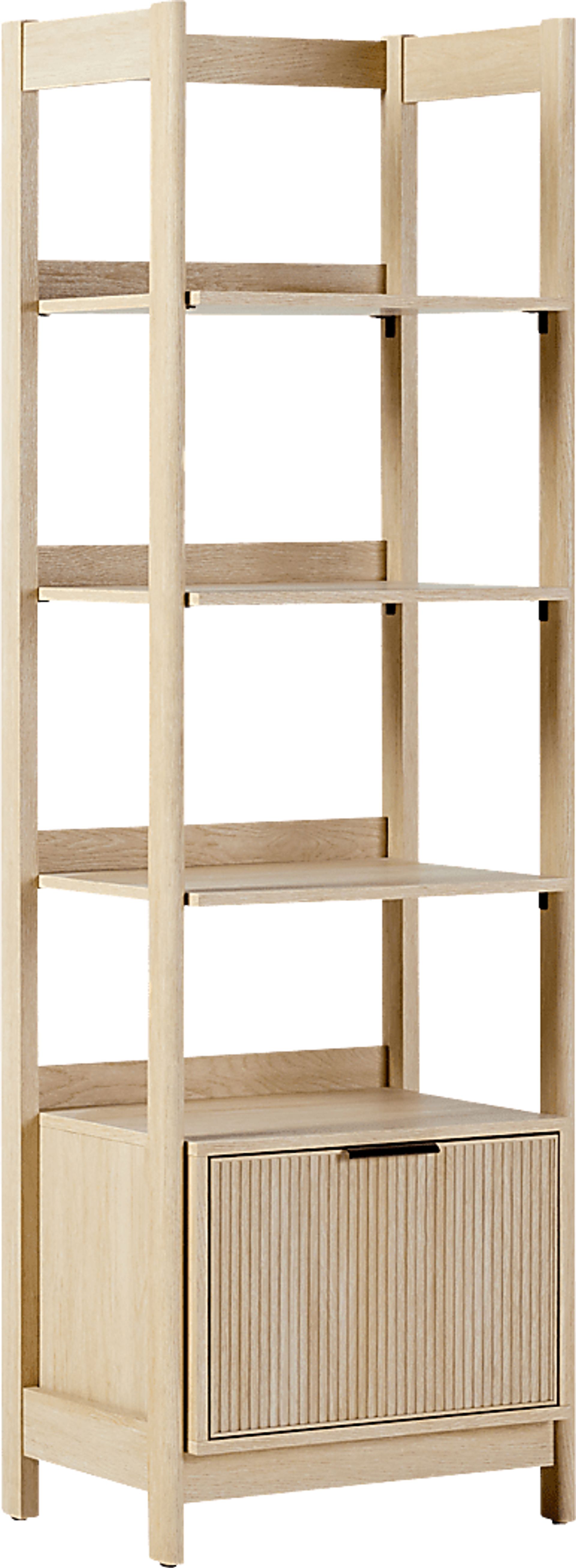 Bedfordshire II Oak Bookcase - Image 1
