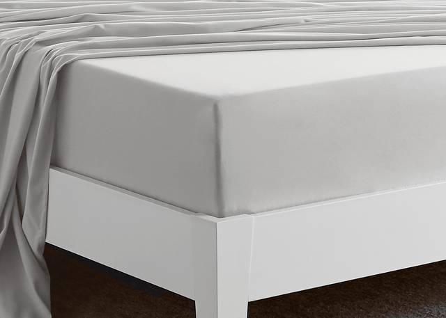 Bedgear Basic Light Gray 4 Pc Full Bed Sheet Set - Thumbnail - Image 3