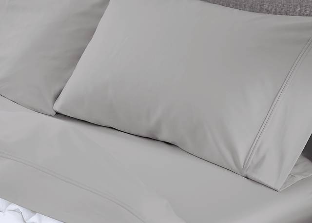 Bedgear Basic Light Gray 4 Pc Full Bed Sheet Set - Thumbnail - Image 4