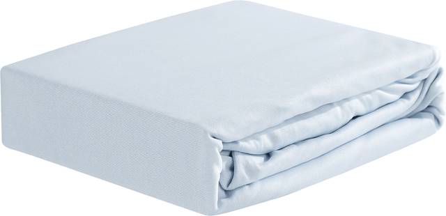 Bedgear Dri-Tec Baby Blue Crib Bed Sheet - Thumbnail - Image 2