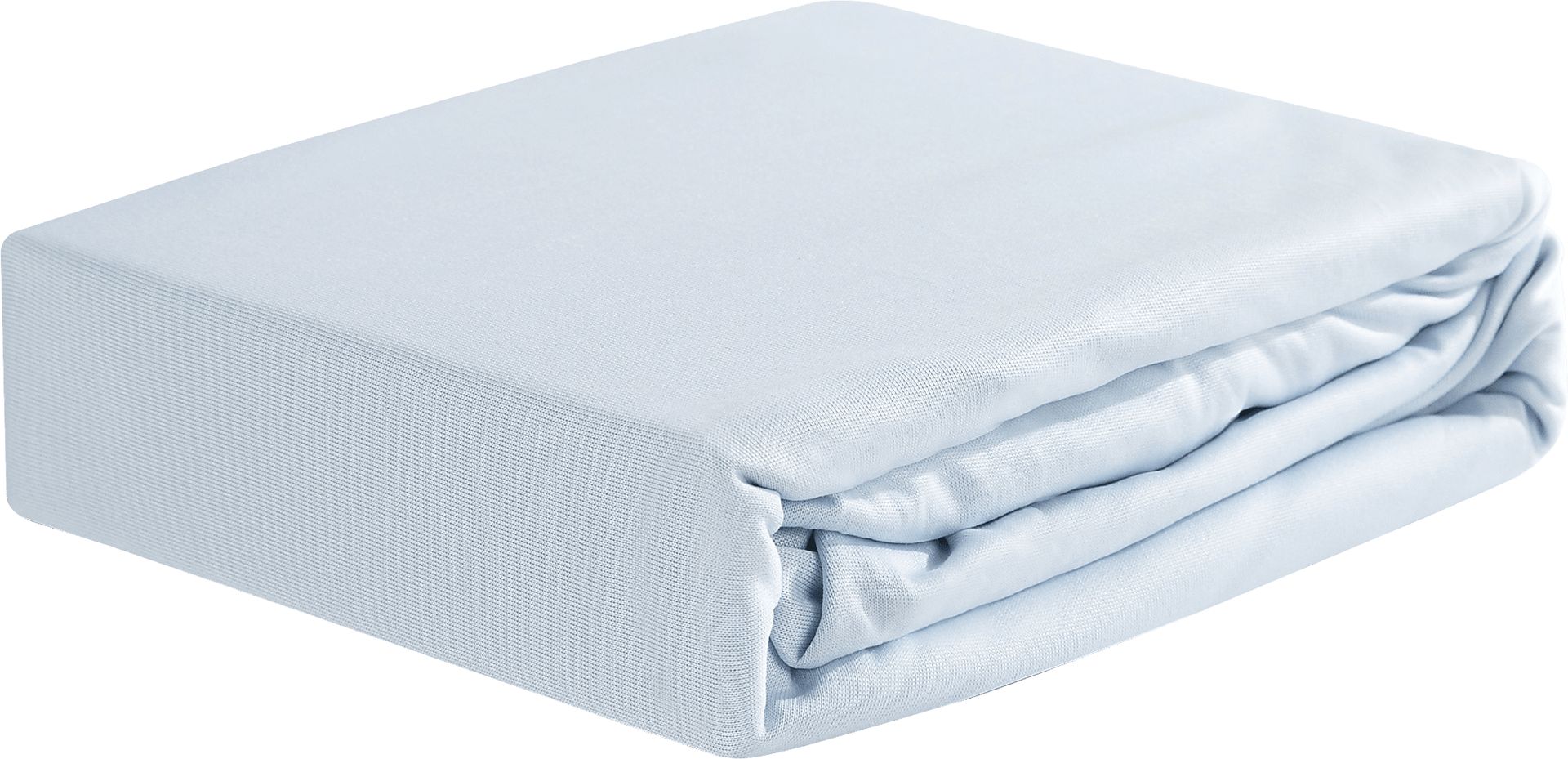 Bedgear Dri-Tec Baby Blue Crib Bed Sheet - Image 2