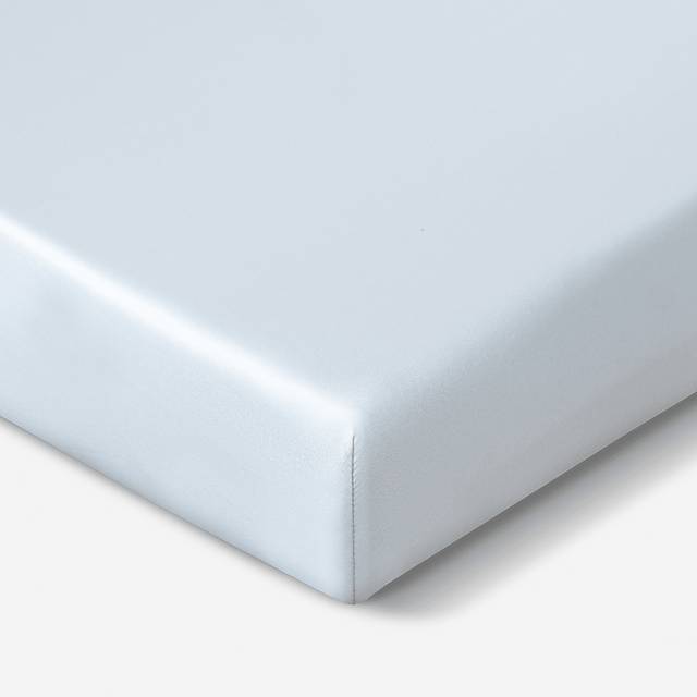 Bedgear Dri-Tec Baby Blue Crib Bed Sheet - Thumbnail - Image 3