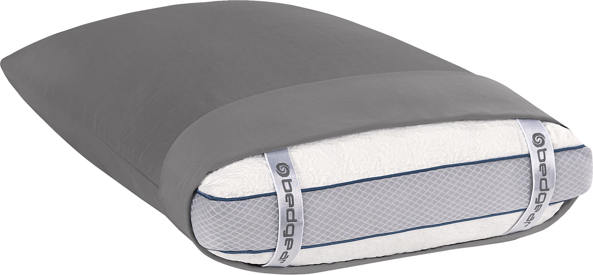 Bedgear Dri-Tec Gray 4 Pc Split Head King Bed Sheet Set - Image 4