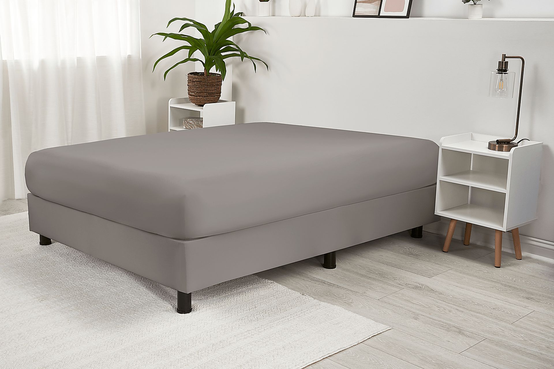 Bedgear Dri-Tec Gray Queen Box Spring Wrap - Image 2