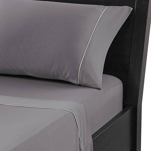 Bedgear Dri-Tec Gray 5 Pc Split King/Split California King Bed Sheet Set - Thumbnail - Image 3