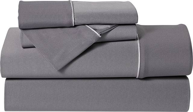 Bedgear Dri-Tec Gray 5 Pc Split King/Split California King Bed Sheet Set - Thumbnail - Image 1