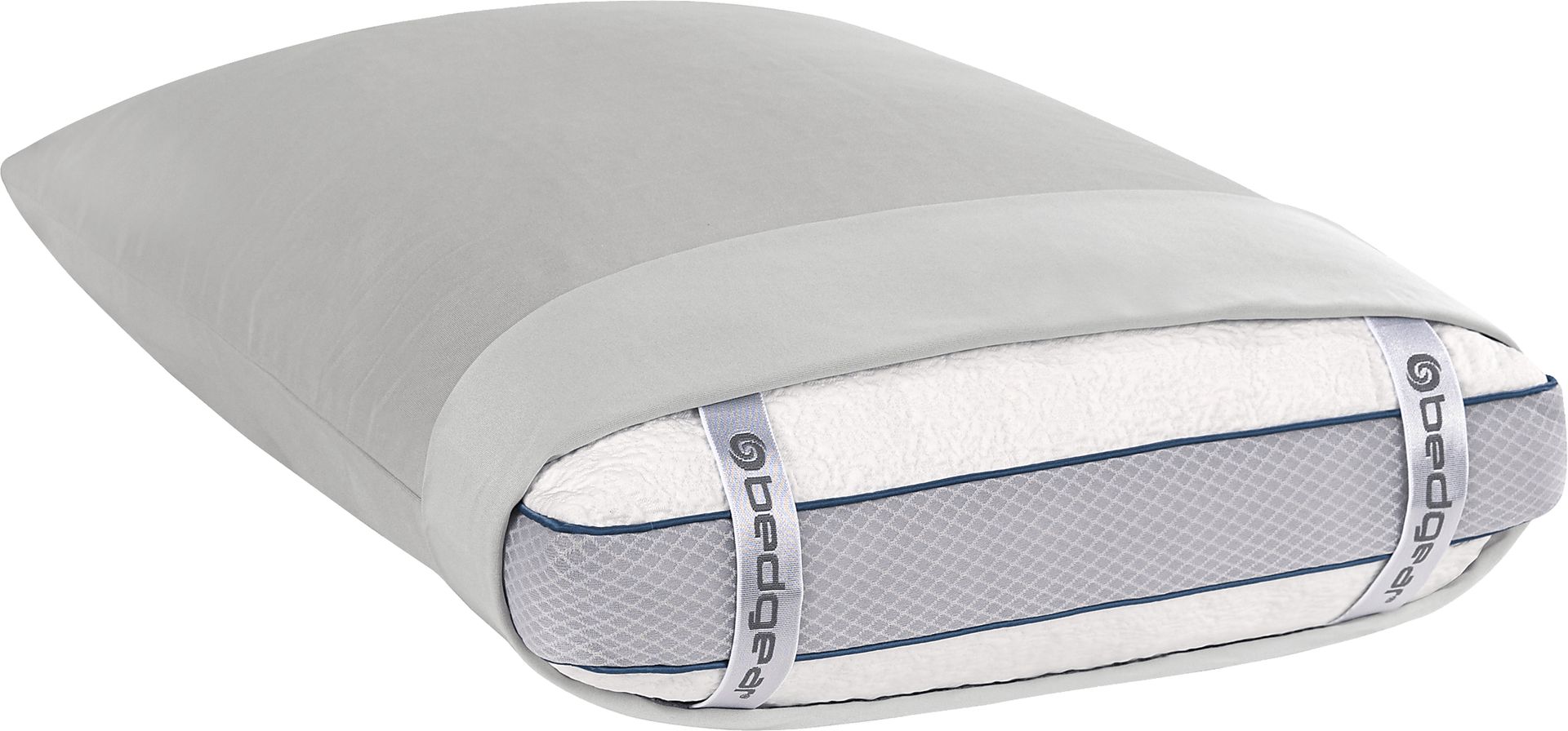 Bedgear Dri-Tec Light Gray 4 Pc Queen Bed Sheet Set - Image 4