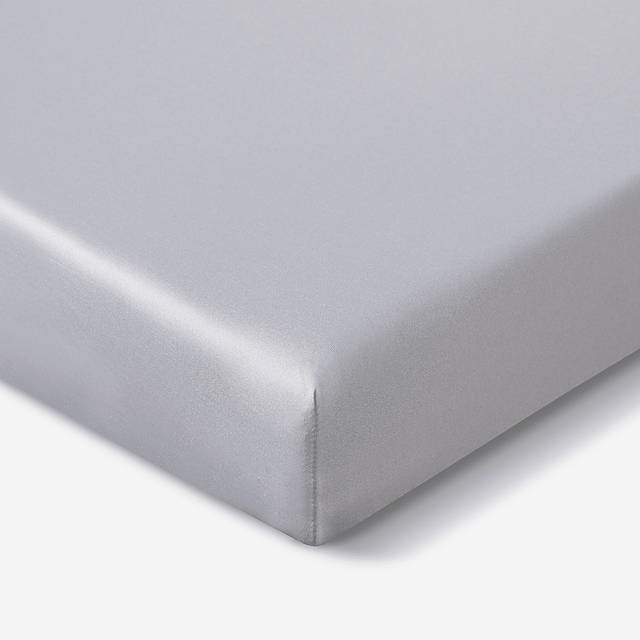 Bedgear Dri-Tec Light Gray Crib Bed Sheet - Thumbnail - Image 3