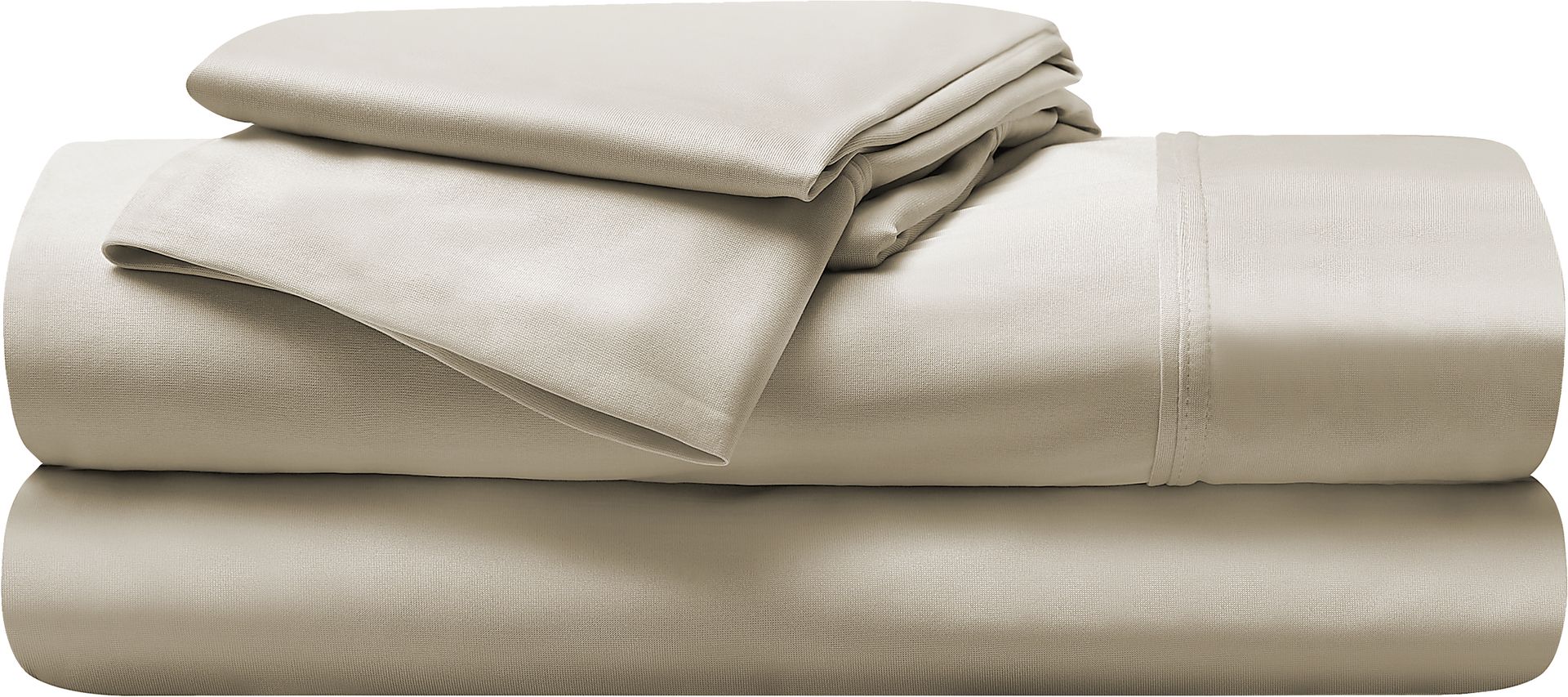 Bedgear Dri-Tec Medium Beige 4 Pc Split Head Queen Bed Sheet Set - Image 1