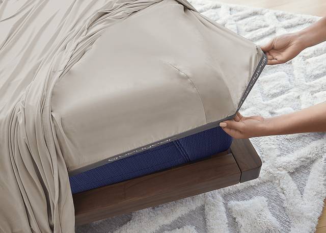 Bedgear Dri-Tec Medium Beige 5 Pc Split King/Split California King Bed Sheet Set - Thumbnail - Image 6