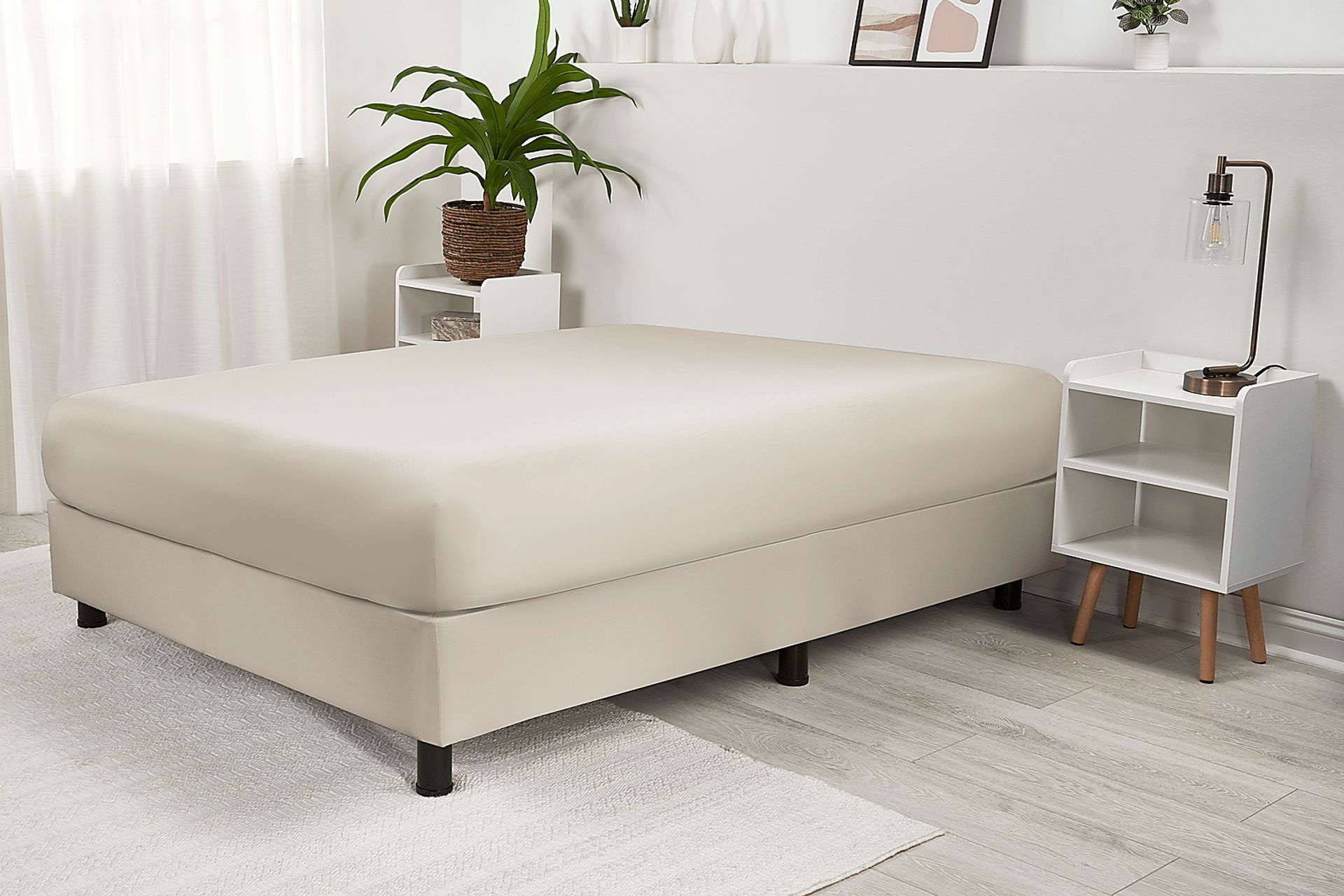 Bedgear Dri-Tec Medium Beige Queen Box Spring Wrap - Image 2