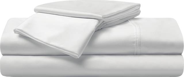 Bedgear Hyper-Cotton Bright White 5 Pc Split California King Bed Sheet Set - Thumbnail - Image 1
