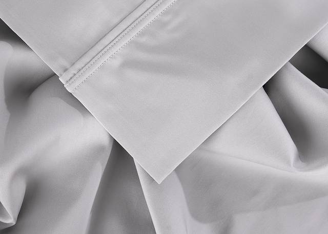 Bedgear Hyper-Cotton Light Gray 5 Pc Split King Bed Sheet Set - Thumbnail - Image 5