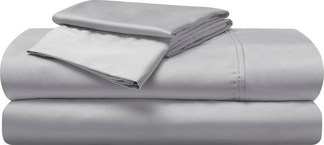 Bedgear Hyper-Cotton Light Gray 5 Pc Split King Bed Sheet Set - Thumbnail - Image 1