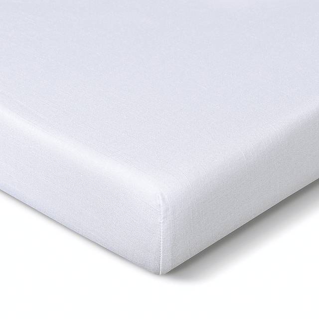 Bedgear Hyper-Linen Bright White Crib Bed Sheet - Thumbnail - Image 3