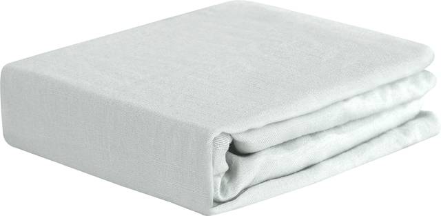 Bedgear Hyper-Linen Light Green Crib Bed Sheet - Thumbnail - Image 2