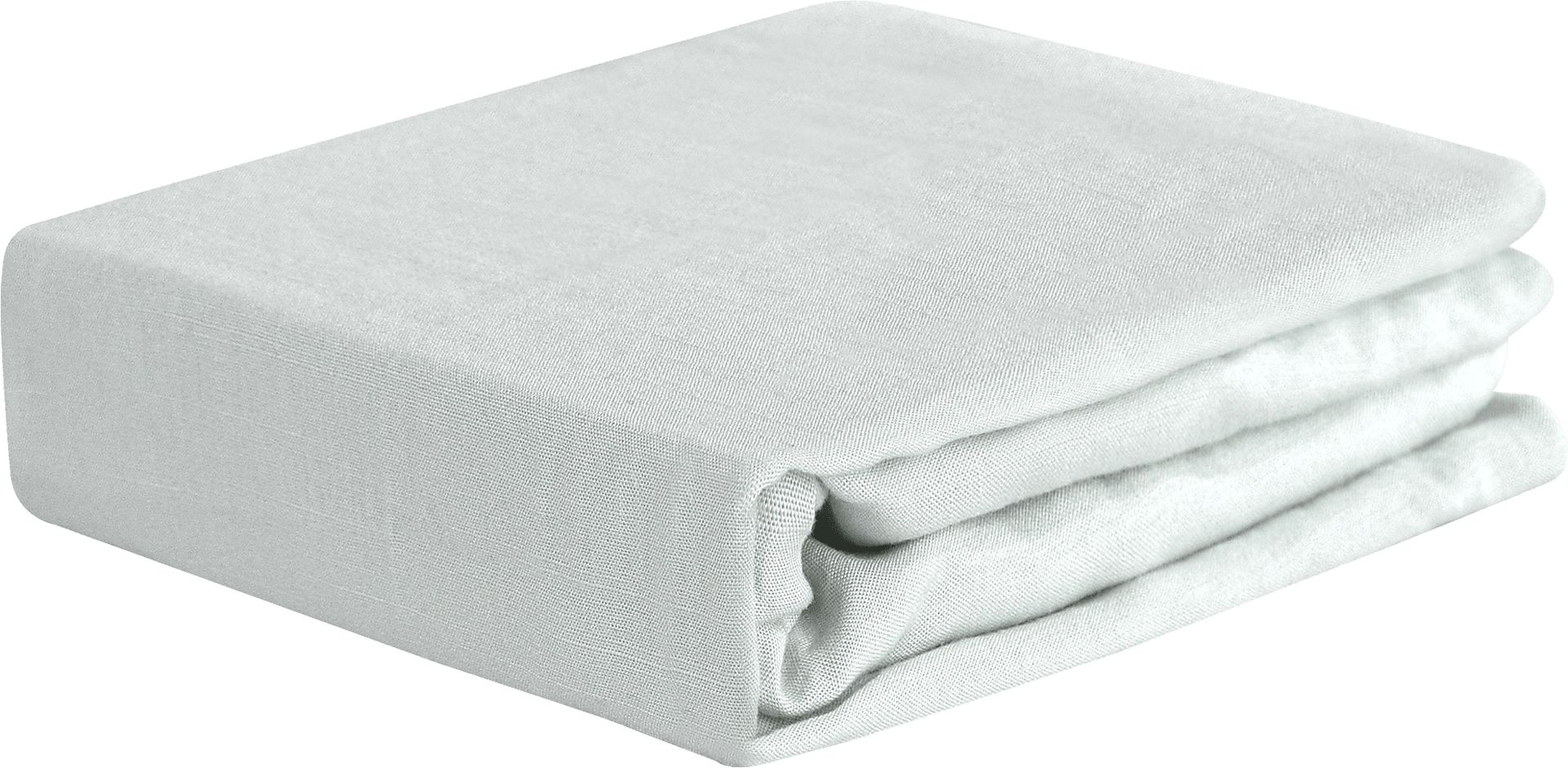 Bedgear Hyper-Linen Light Green Crib Bed Sheet - Image 2