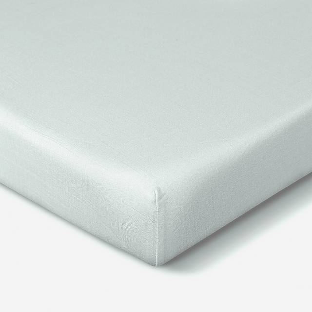 Bedgear Hyper-Linen Light Green Crib Bed Sheet - Thumbnail - Image 3