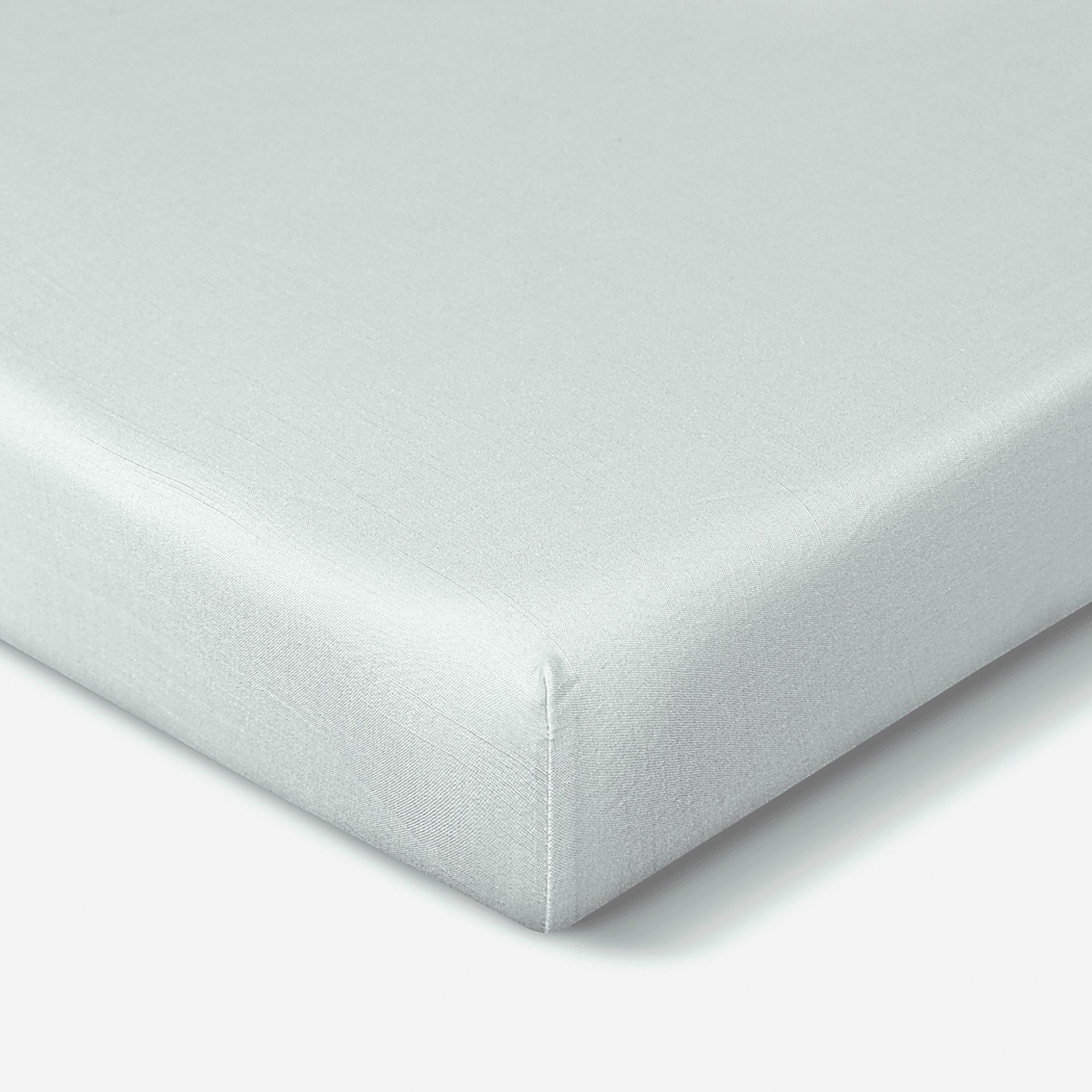 Bedgear Hyper-Linen Light Green Crib Bed Sheet - Image 3
