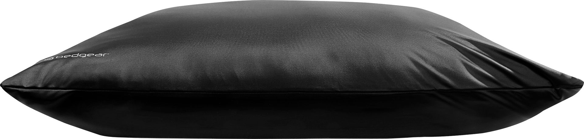 Bedgear Hyper-Silk Black Performance Queen Pillowcase - Image 2