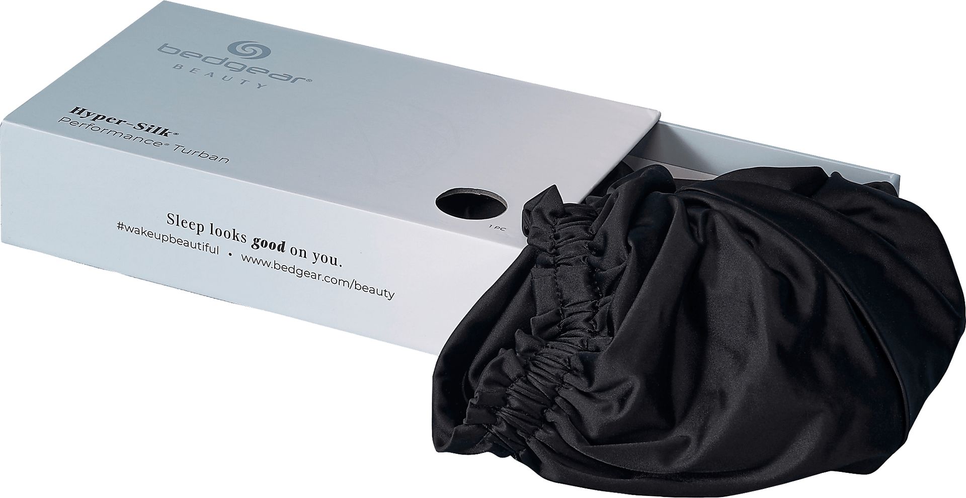Bedgear Hyper-Silk Performance Black Turban - Image 2
