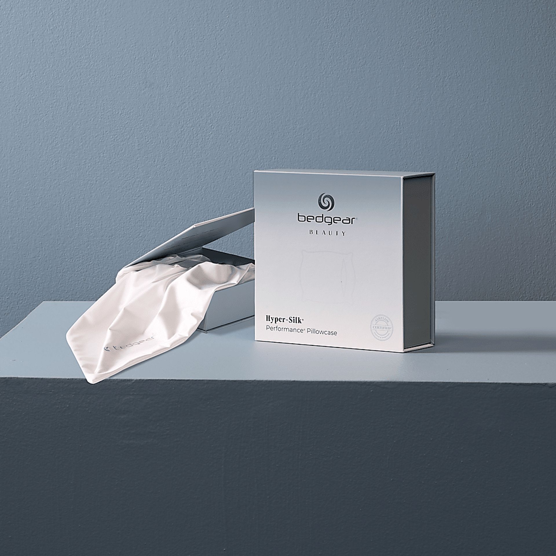 Bedgear Hyper-Silk Performance White King Pillowcase - Image 3