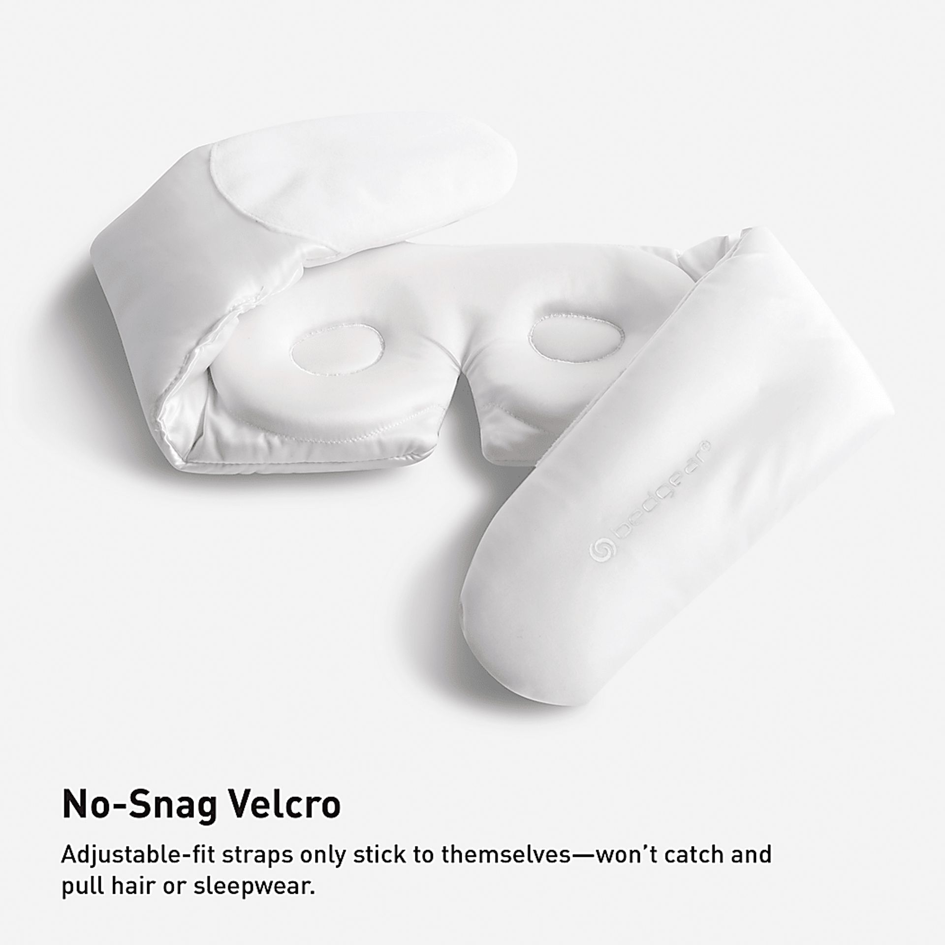 Bedgear Hyper-Silk Performance White Sleep Mask - Image 3