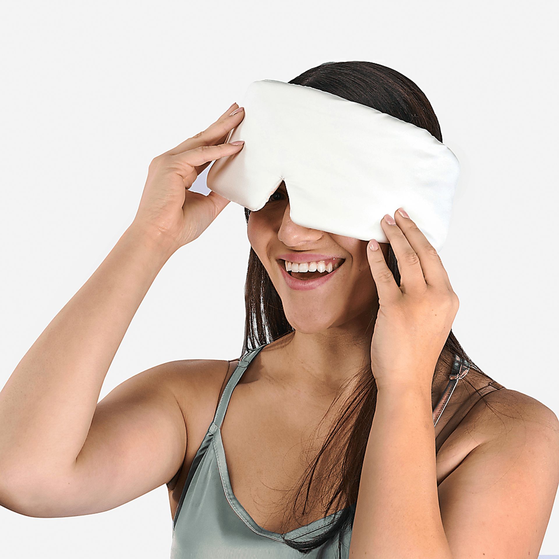 Bedgear Hyper-Silk Performance White Sleep Mask - Image 5
