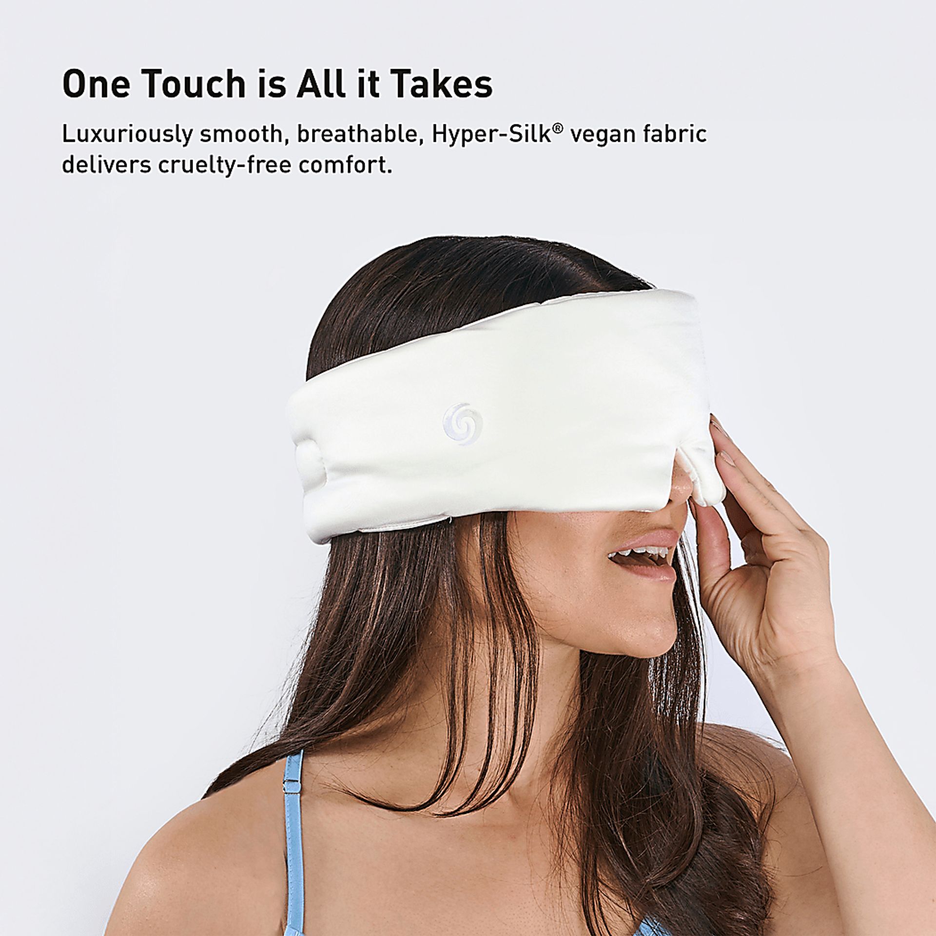 Bedgear Hyper-Silk Performance White Sleep Mask - Image 6