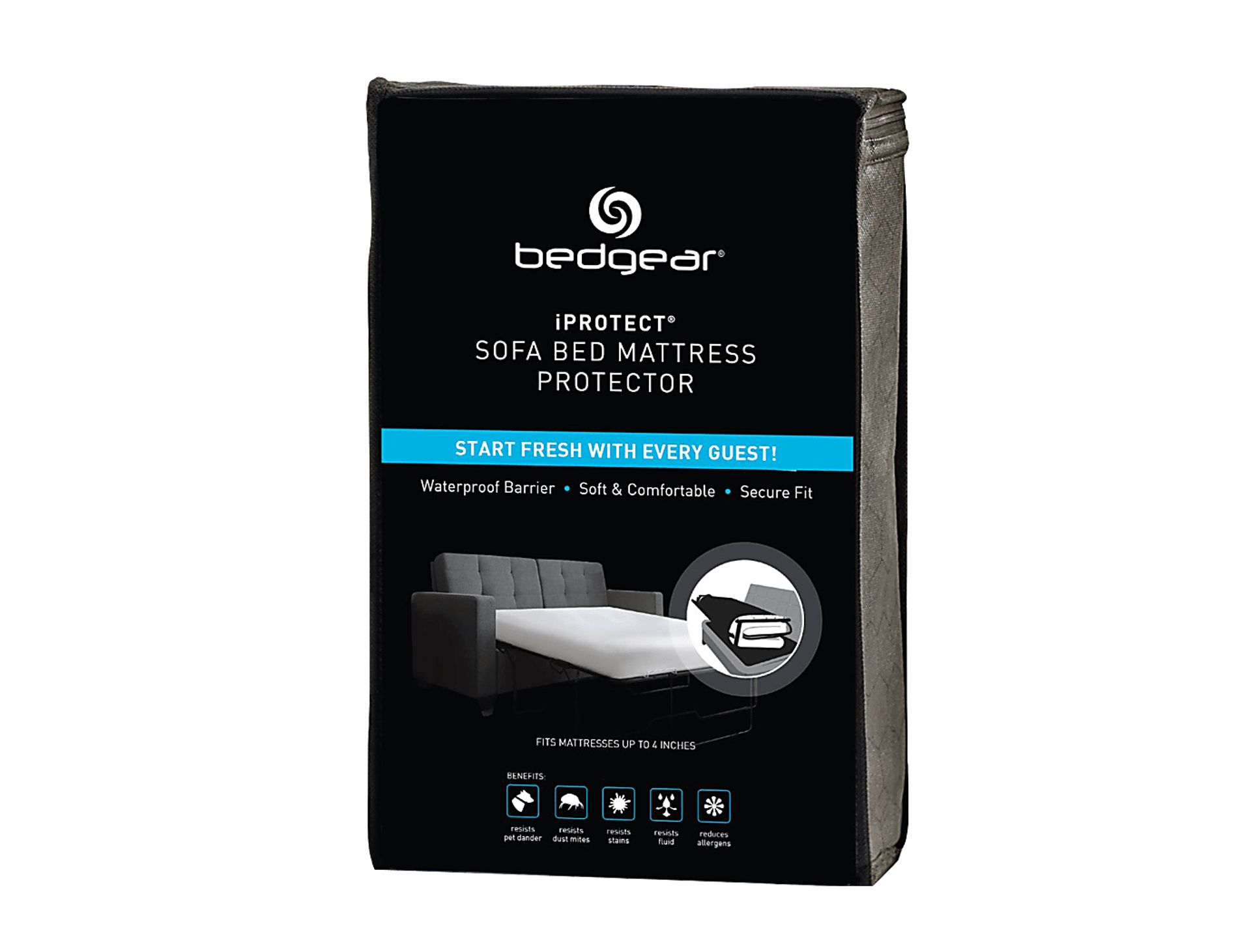 Bedgear iProtect Twin Sleeper Mattress Protector - Image 1