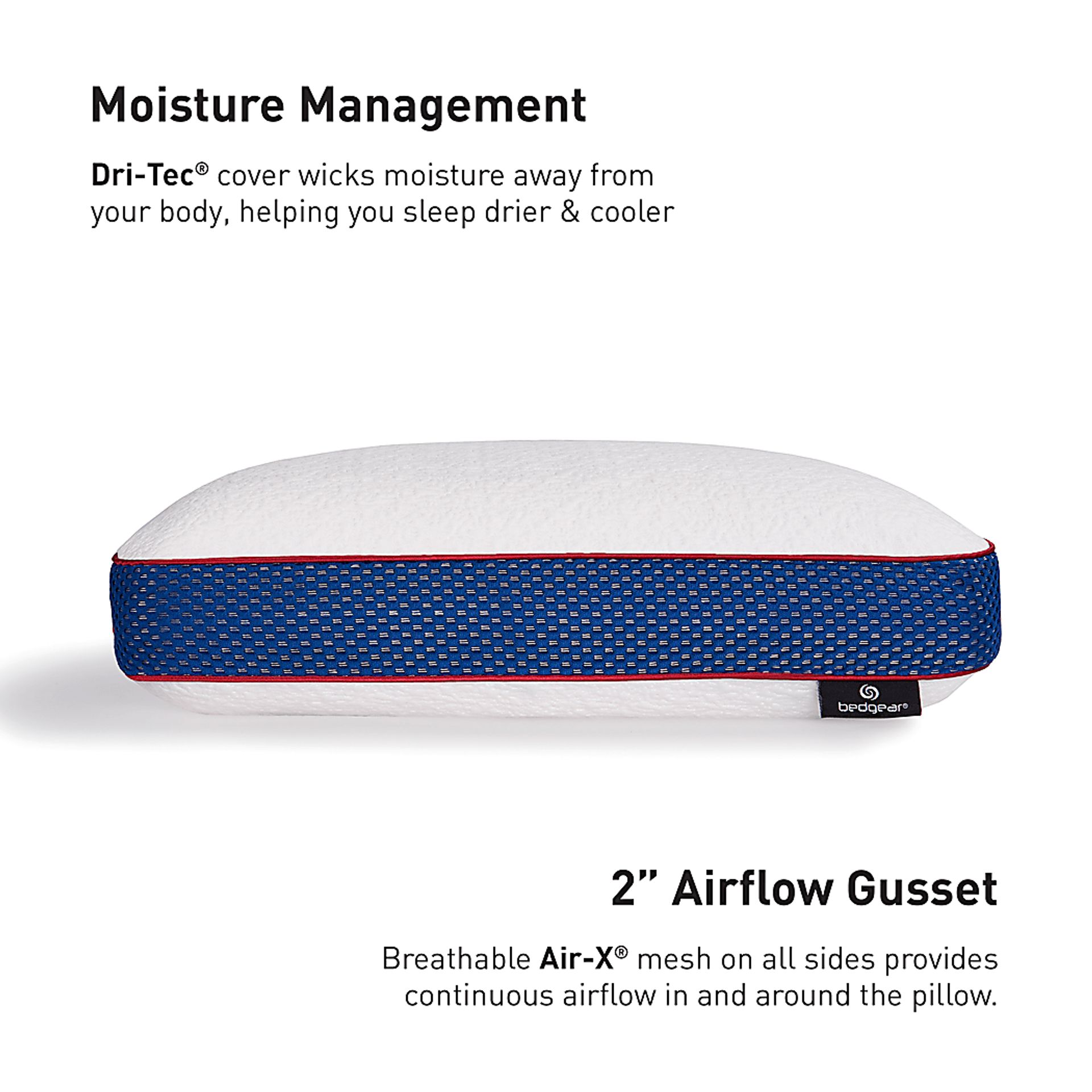 Bedgear U-Nite Performance Queen Pillow - Image 5