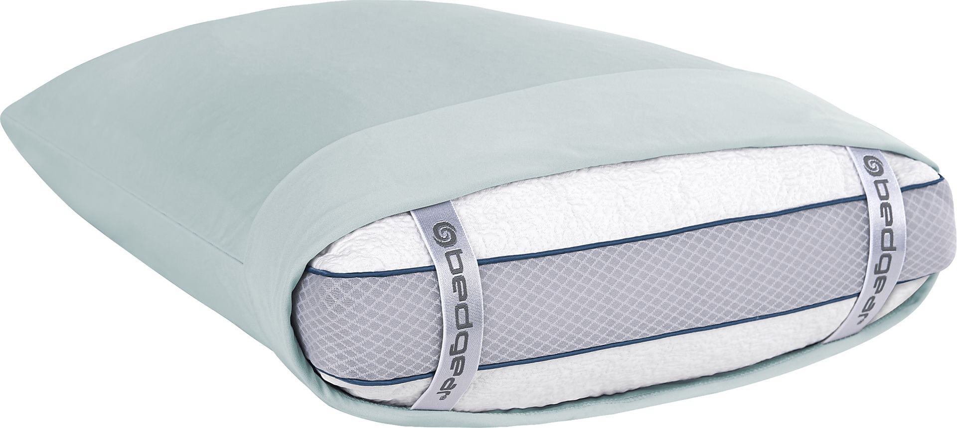 Bedgear Ver-Tex Misty Blue 4 Pc Queen Sheet Set - Image 3