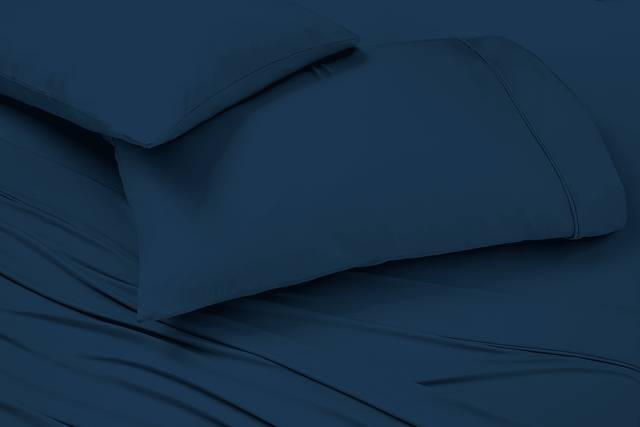 Bedgear Ver-Tex Navy 5 Pc Split King/Split California King Sheet Set - Thumbnail - Image 5