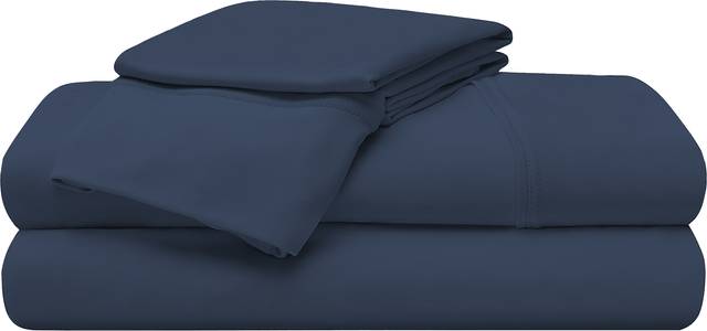 Bedgear Ver-Tex Navy 5 Pc Split King/Split California King Sheet Set - Thumbnail - Image 1