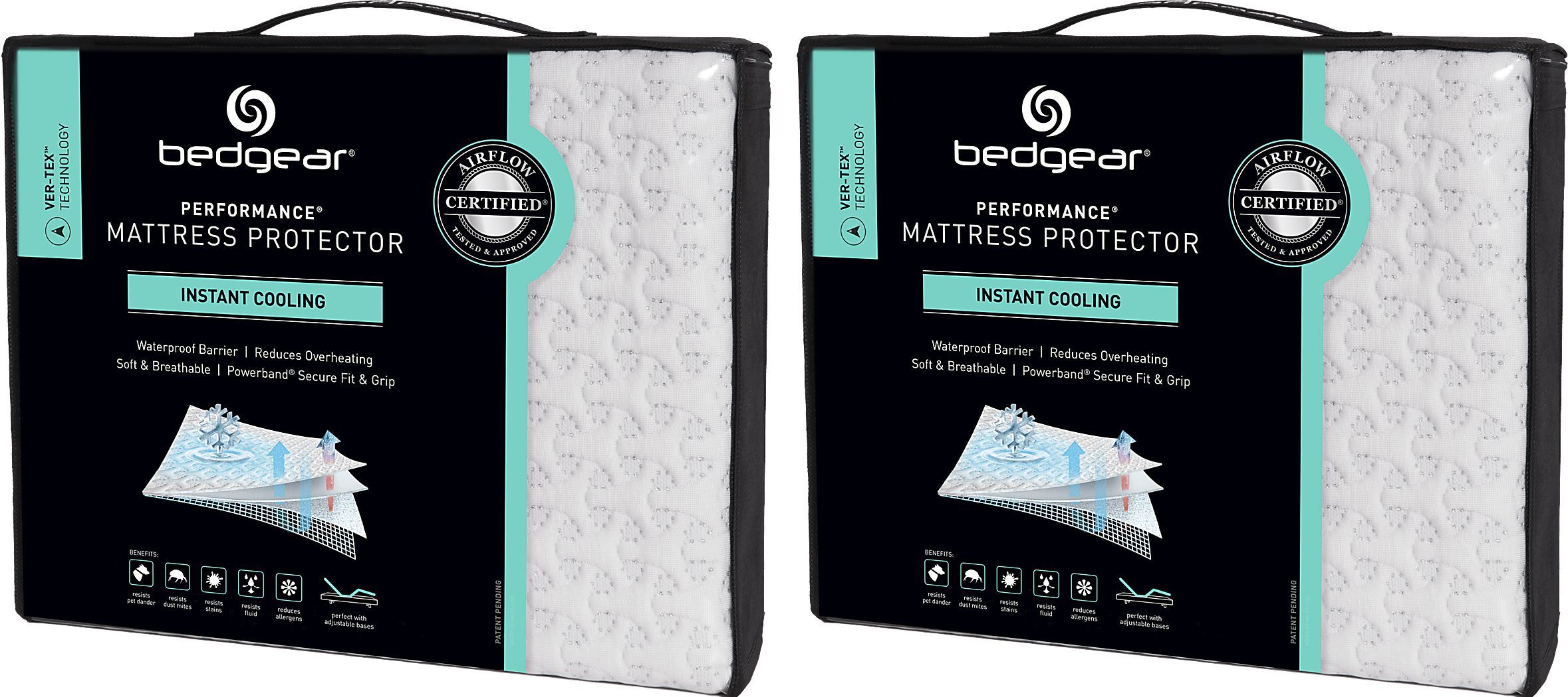 Bedgear Ver-Tex Cooling Mattress Protector - Twin - Thumbnail 3