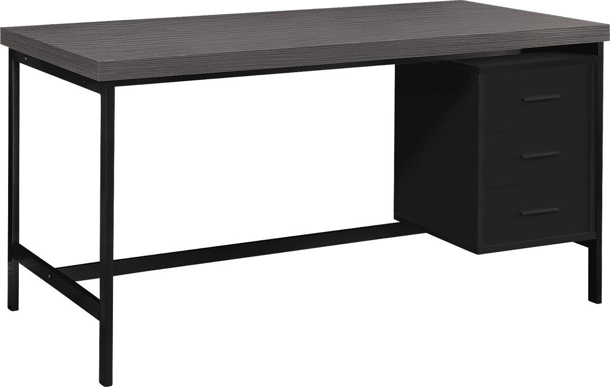 Bedlington Black Black,Colors Desk | Rooms to Go