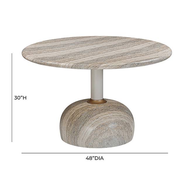 Bednar Beige Dining Table - Thumbnail - Image 6