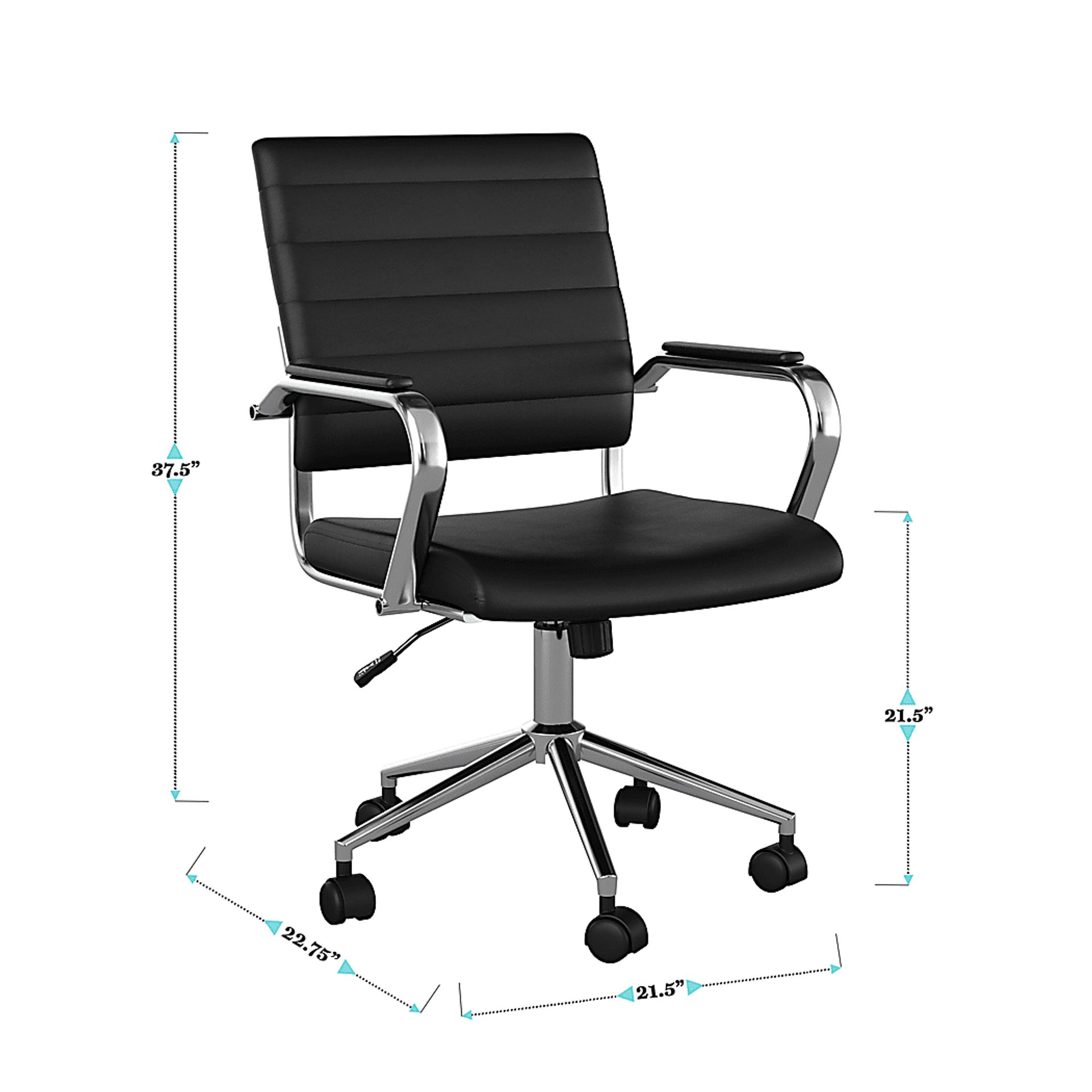 Bedner Black Office Chair - Image 11