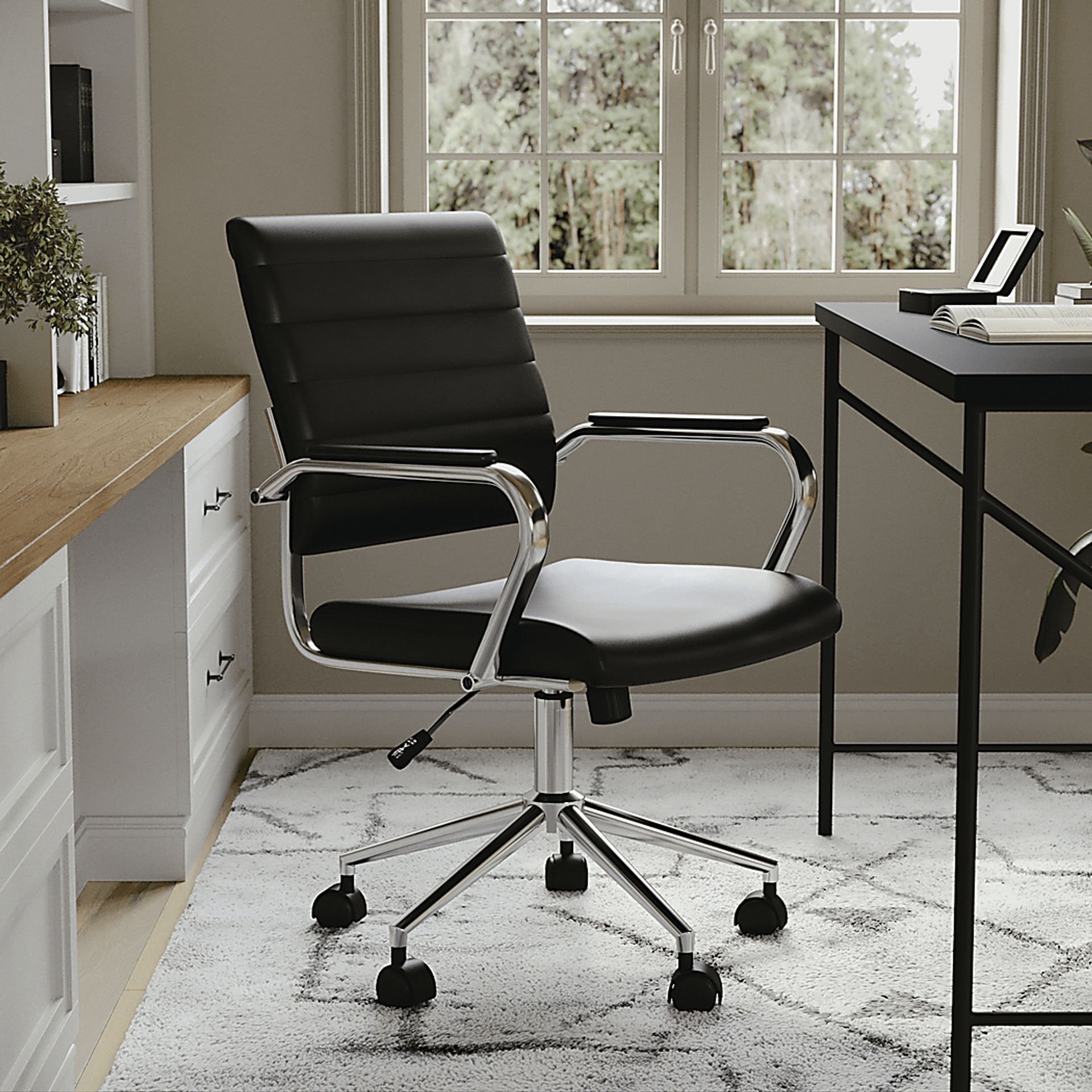 Bedner Black Office Chair - Image 2
